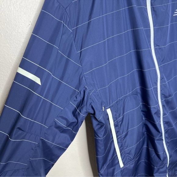 New Balance Navy Windbreaker Large - Picture 3 of 4